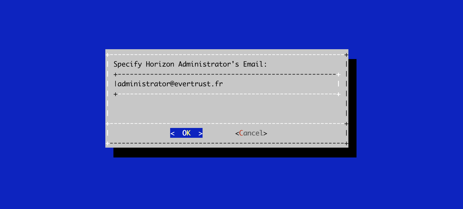 Set Administrator Email