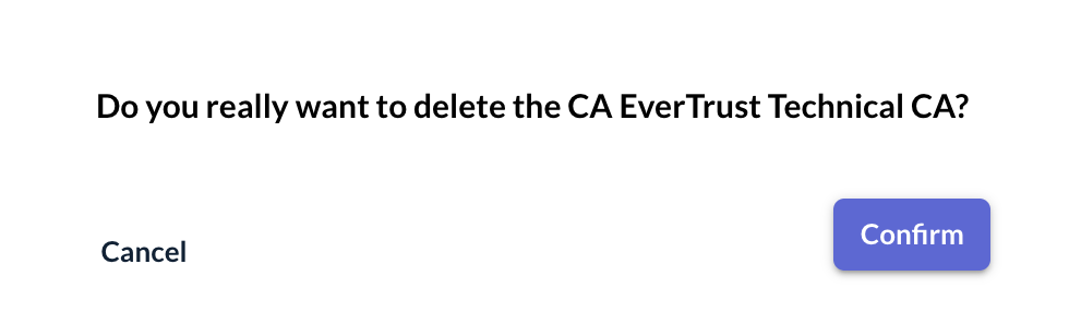 CA Delete