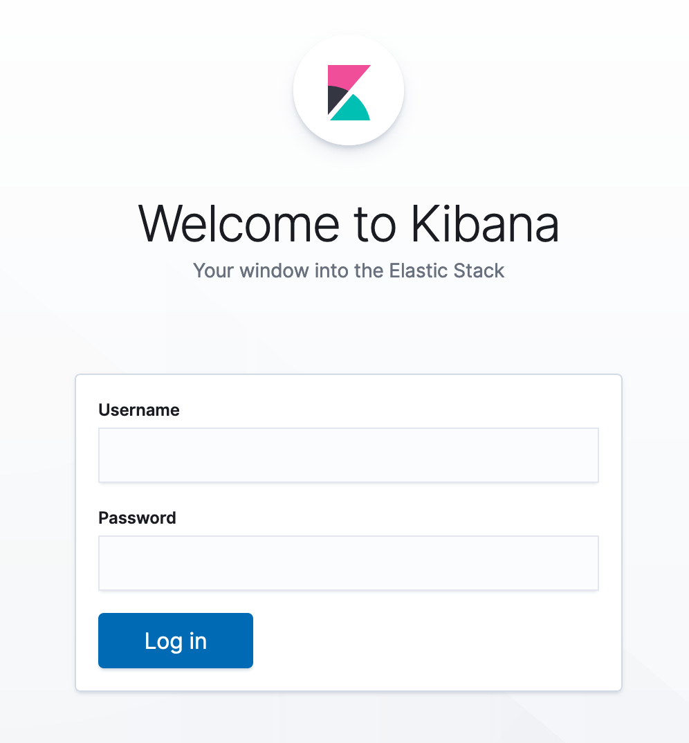 Kibana Login Interface