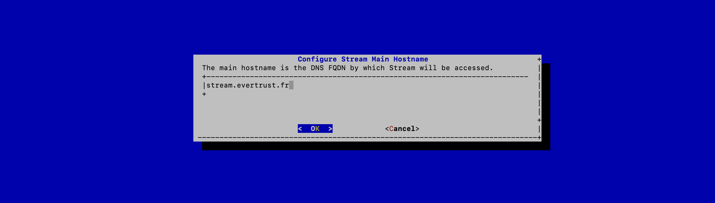 Stream Hostname Configuration 2