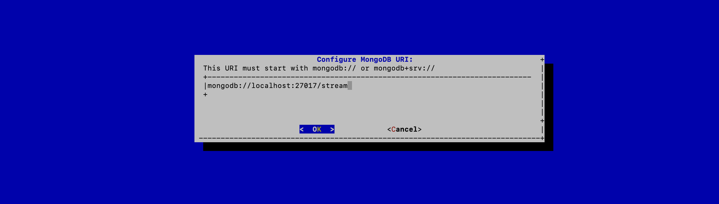 Stream MongoDB configuration 2