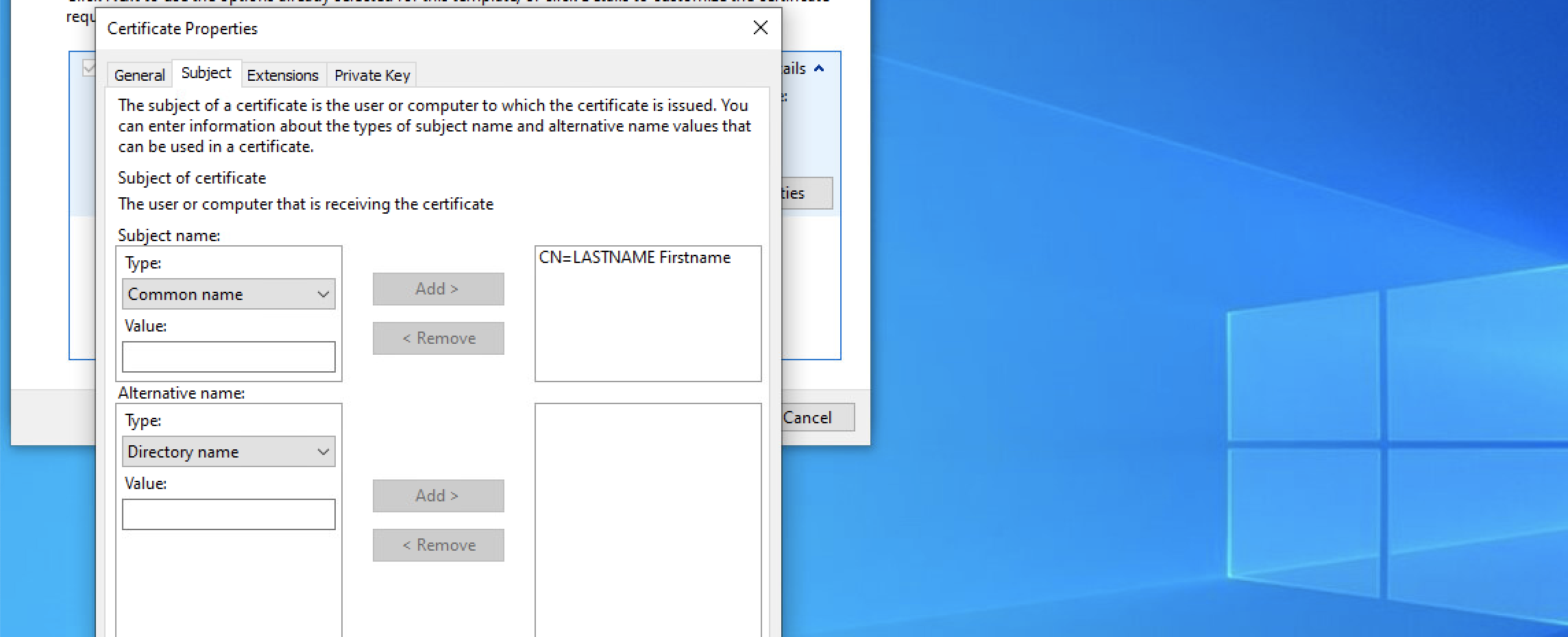 Generate CSR 5th Step