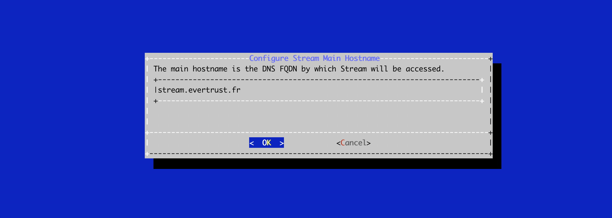 Stream Hostname Configuration 2