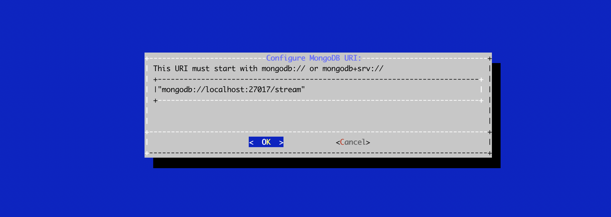 Stream MongoDB configuration 2